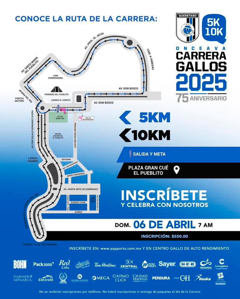 Ruta Carrera Gallos