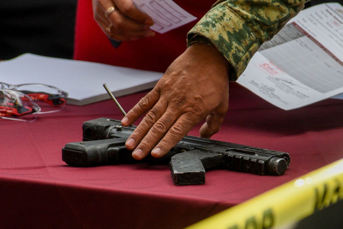 ️El desarme voluntario previene tragedias, reduce violencia doméstica y evita que las armas lleguen al crimen organizado. Foto: Cuartoscuro