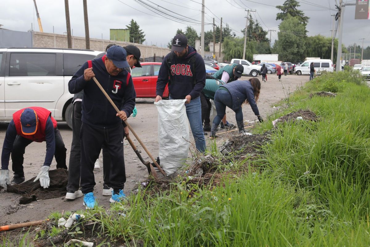 El operativo se realizó en Avenida Revolución, en el municipio de Otzolotepec. Foto: Especial