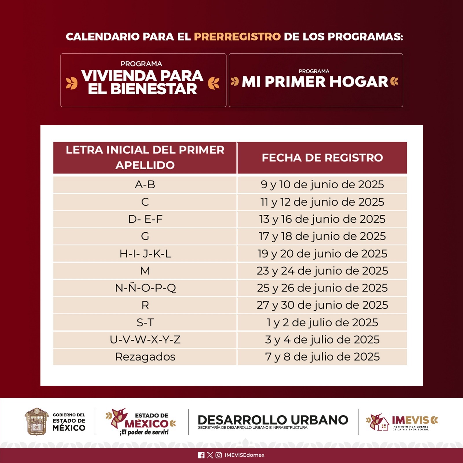 El preregistro se organiza por letra del apellido; consulta tu fecha y evita contratiempos. Foto: Especial
