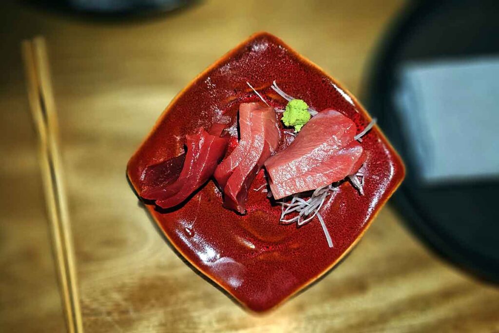 El restaurante en Querétaro de cocina japonesa contemporánea Sōko realizó un ronqueo de atún para todos sus asistentes