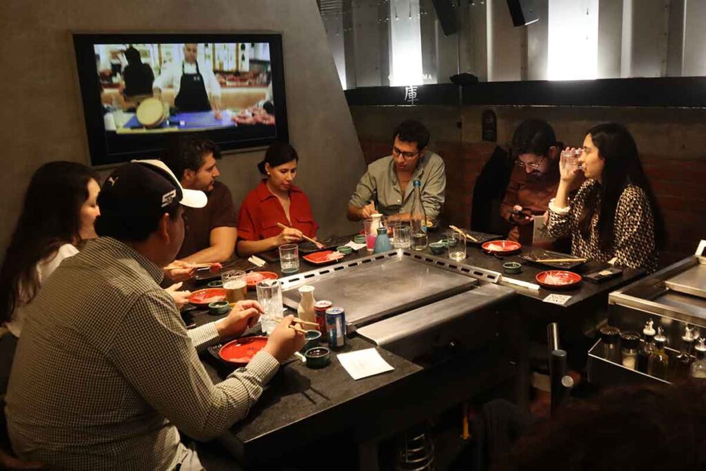 El restaurante en Querétaro de cocina japonesa contemporánea Sōko realizó un ronqueo de atún para todos sus asistentes