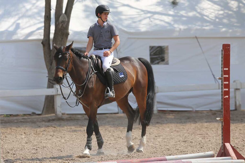 La tercera fecha del concurso de salto ecuestre en Querétaro de la FEEQ combino arte y deporte