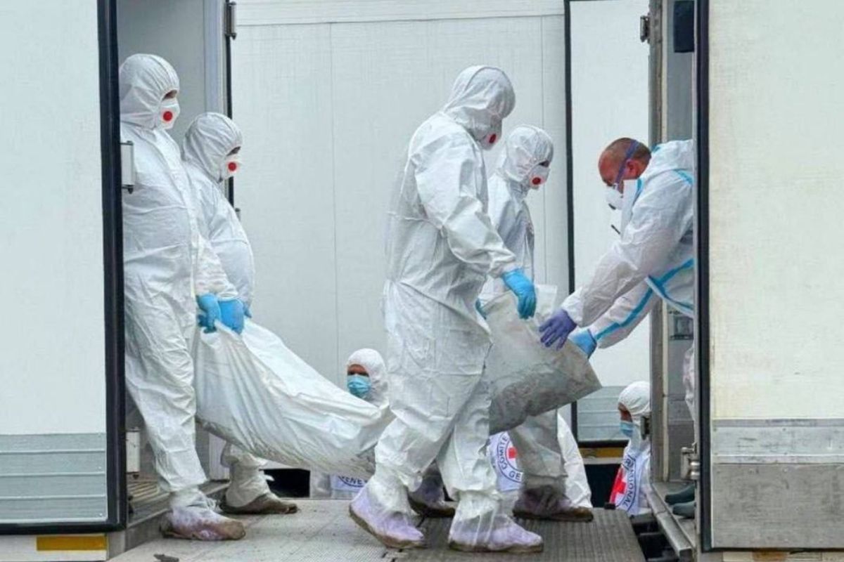 La entrega del domingo elevó a 4,812 los cuerpos repatriados en una semana. Foto: Especial