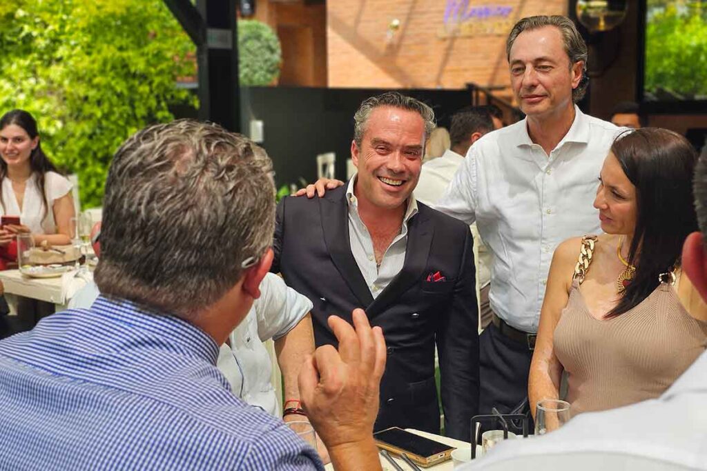 El restaurante Ziracco fue sede de la reunión de la Cámara de Comercio Italiana en México