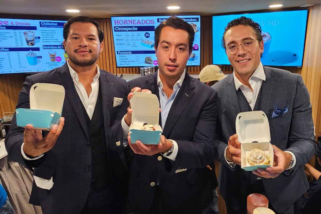 Cinnabon inauguró su tercera sucursal en Antea en medio de una fiesta de sabores
