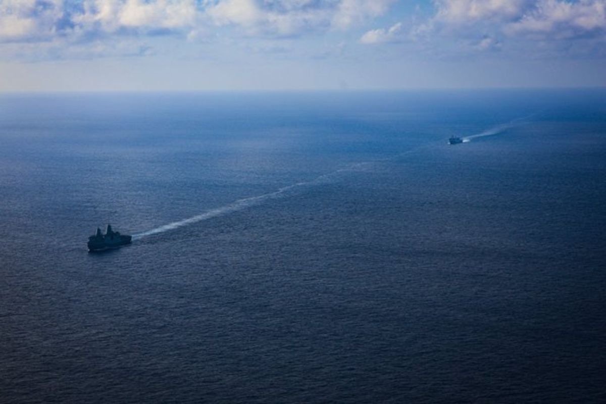 Estados Unidos desplegó ocho buques y cerca de 4 mil efectivos en el Caribe. Foto: Especial