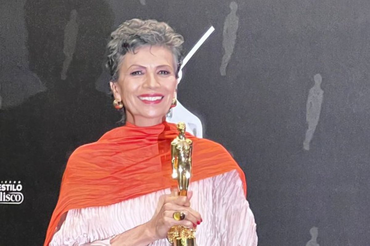 Patricia Reyes Spíndola recibió el Ariel de Oro. Foto: Especial