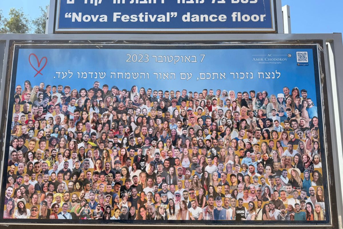 Actos conmemorativos en Israel recuerdan a las más de 1,200 víctimas del ataque terrorista. Foto: Especial