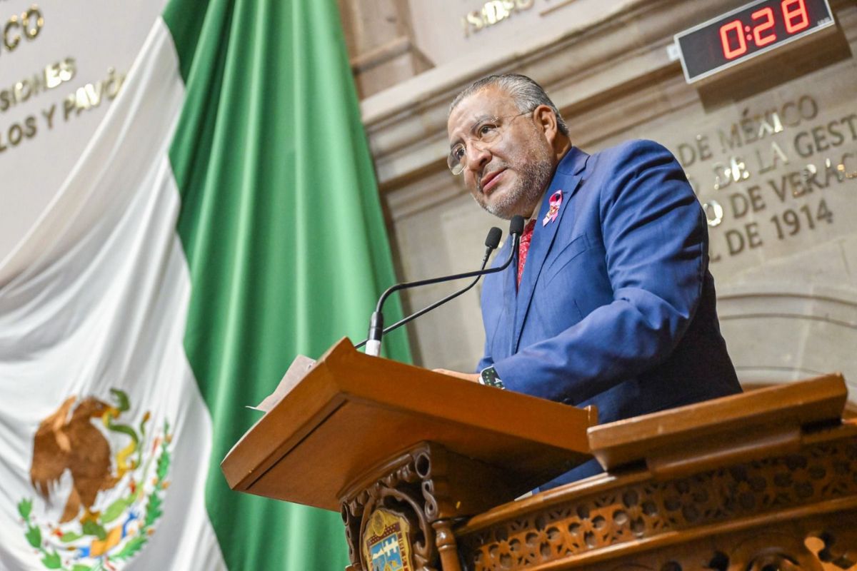 Horacio Duarte Olivares llamó a fortalecer la unidad y el trabajo conjunto en el Estado de México. Foto: Especial