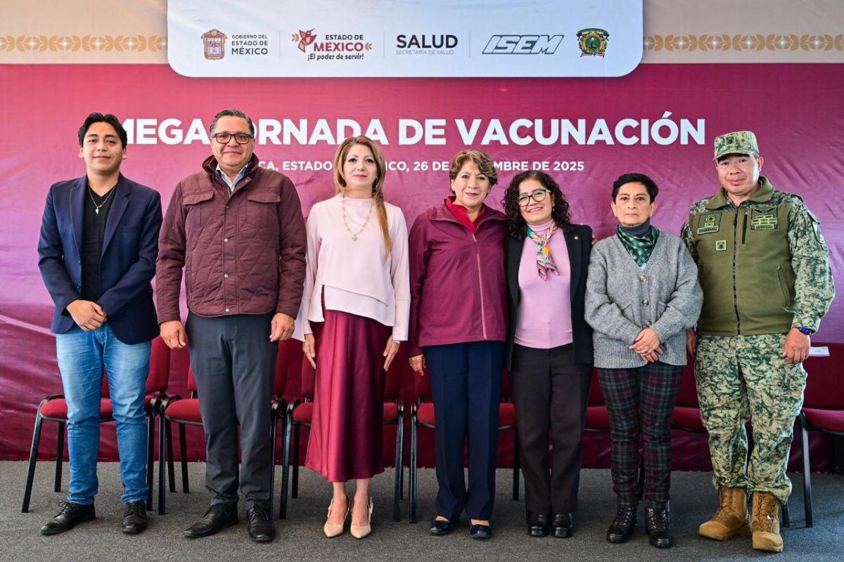 La Gobernadora Delfina Gómez encabeza la inauguración de estas megajornadas que recorrerán todo el estado. Foto: Especial