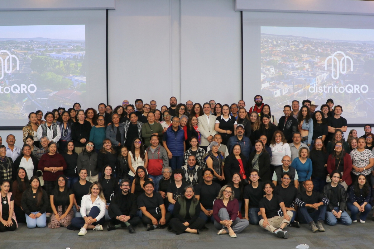 Durante el encuentro, se compartieron los proyectos vecinales más votados para mejorar el entorno urbano y promover un modelo de crecimiento sostenible en la zona norte de Querétaro / Foto: Especial