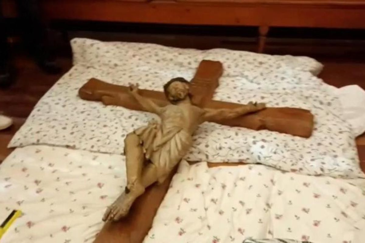 Obras religiosas de más de 300 años involucradas en la investigación. Foto: Especial