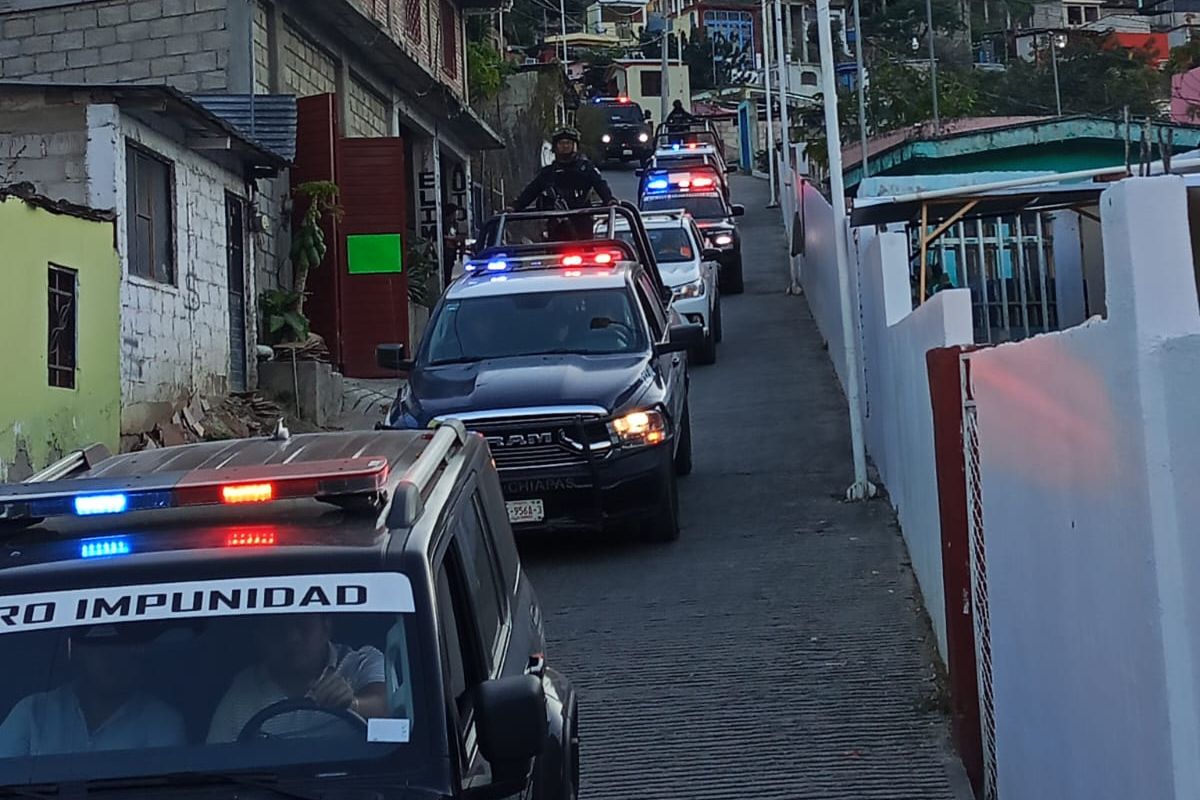 Patrullajes del Ejército y Guardia Nacional en la Sierra. Foto: Especial