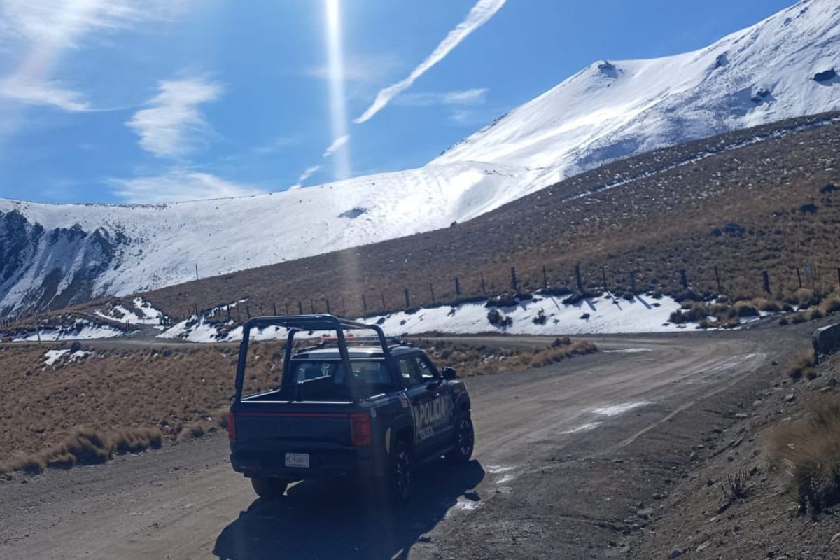 Autoridades mantienen vigilancia permanente en el Nevado de Toluca. Foto: Especial