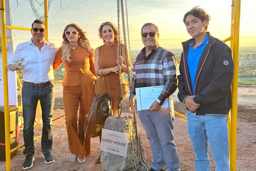 La desarrolladora CR México celebró la colocación de la primera piedra de su nuevo proyecto Privada Puerta Norte