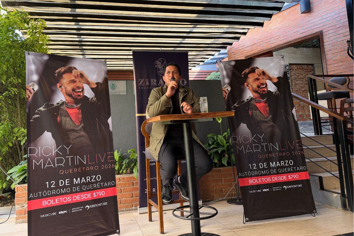 Ricky Martin llegará a Querétaro con nuevo tour internacional el 12 de marzo