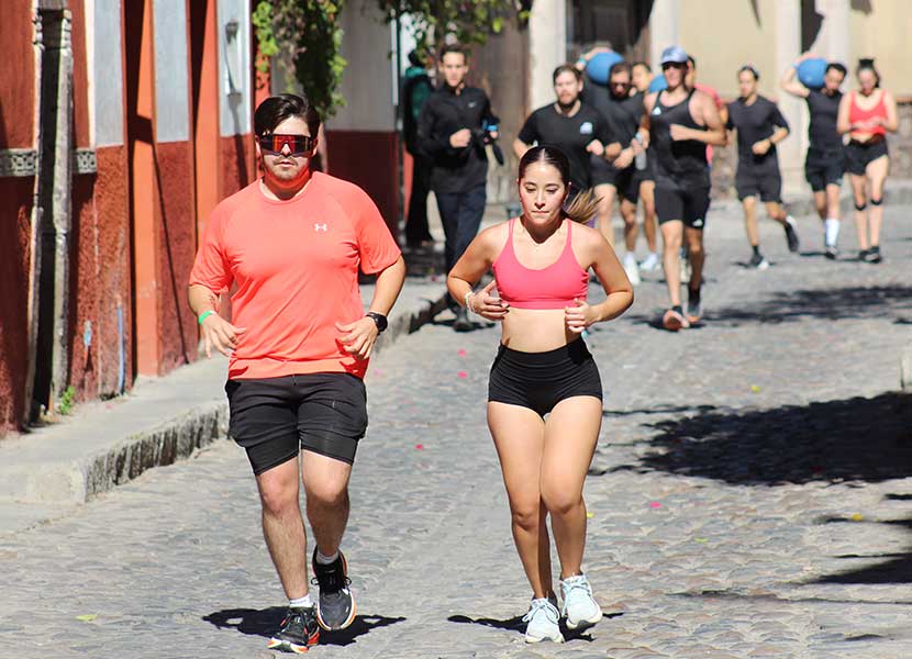 Flow Weekend es un movimiento deportivo que se llevó a cabo en las calles de San Miguel de Allende con mucho entusiasmo