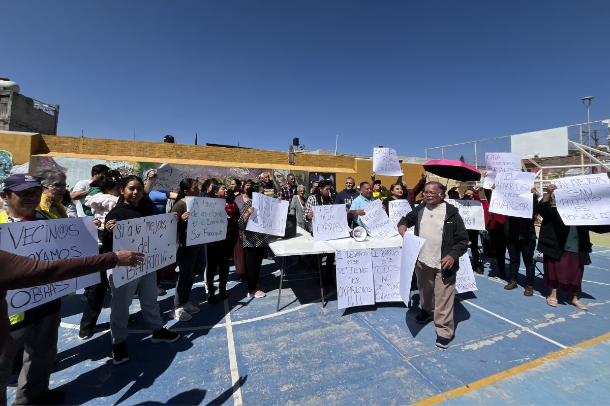 Habitantes de San Francisquito respaldan obras municipales y conforman nueva alianza vecinal