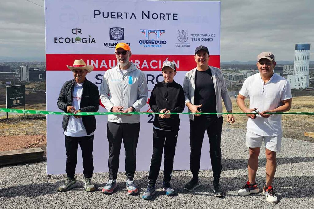 La desarrolladora CR México inauguró con una caminata los Senderos Germán Silva, dentro del desarrollo Privada Puerta Norte