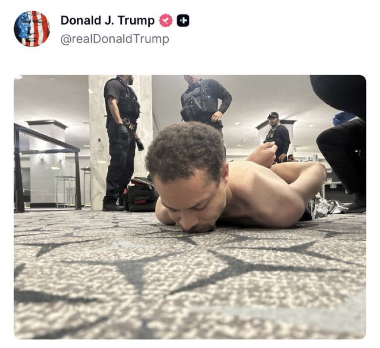 Compartido por Donald Trump a través de la red social TruthSocial