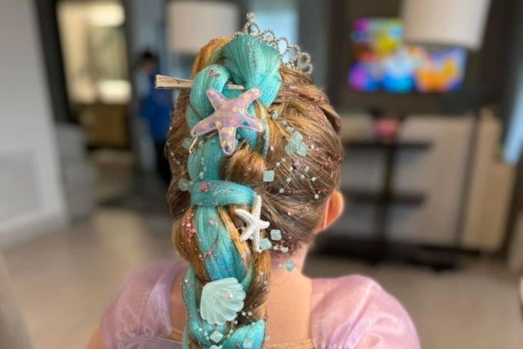 trenza de sirena