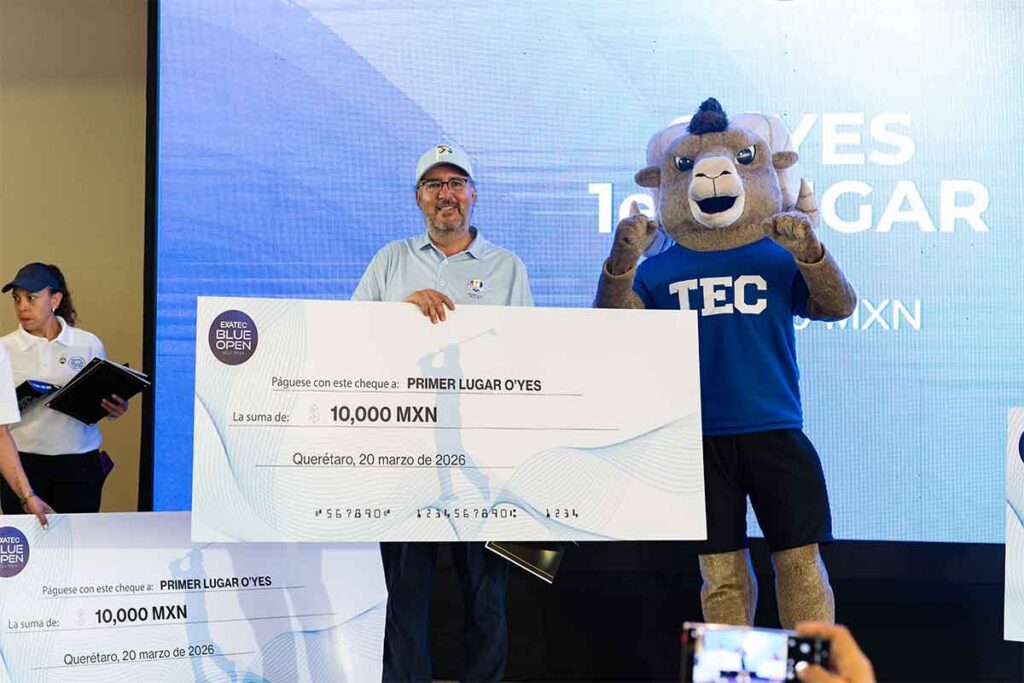 El Tec de Monterrey Campus Querétaro celebró la quinta edición del torneo de golf EXATEC Blue Open con gran afluencia