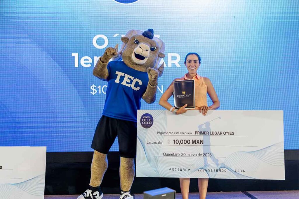 El Tec de Monterrey Campus Querétaro celebró la quinta edición del torneo de golf EXATEC Blue Open con gran afluencia