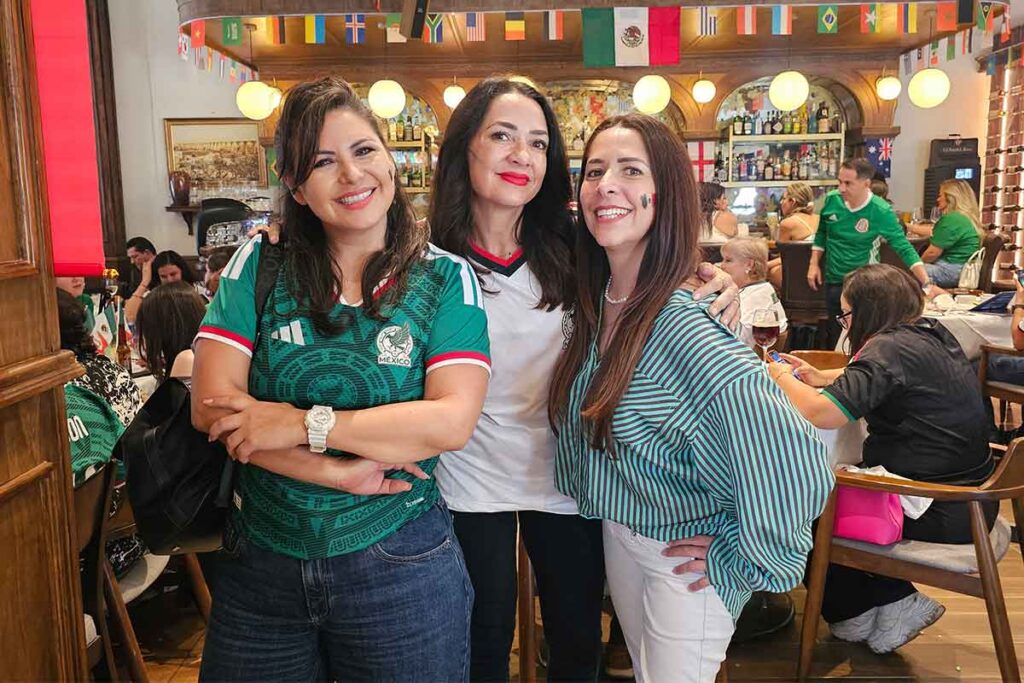 Ambiente mundialista en restaurantes de Querétaro