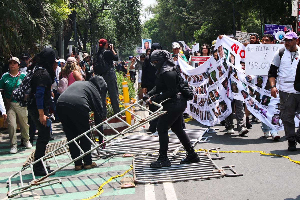 Madres buscadoras aprovecharon la atención internacional para exigir justicia por las personas desaparecidas. Foto: Cuartoscuro