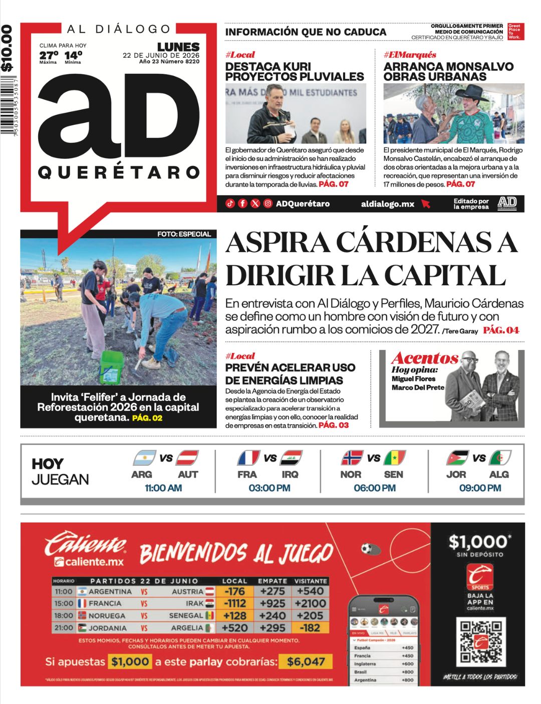 Aspira Cárdenas a dirigir a la capital