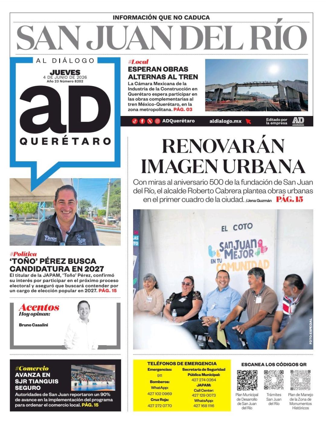 Renovarán imagen urbana