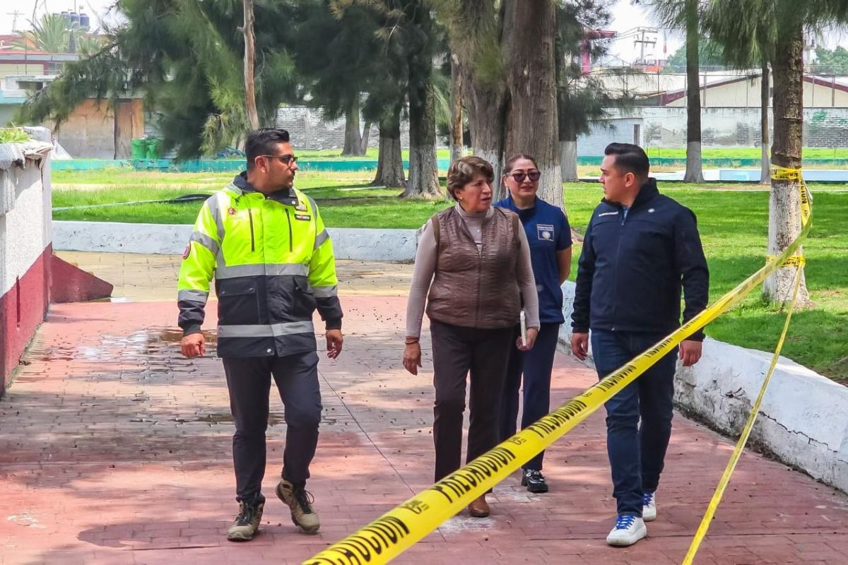 La Gobernadora supervisó personalmente la atención médica y alimentaria a los evacuados. Foto: Especial