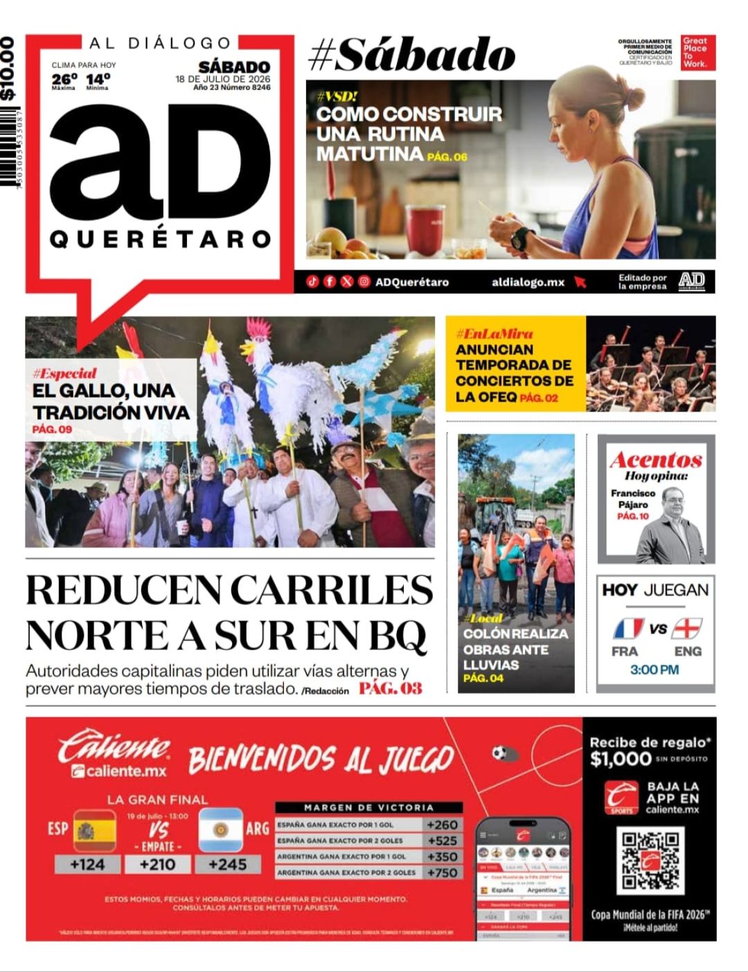 Reducen carriles de norte a sur en Bernardo Quintana