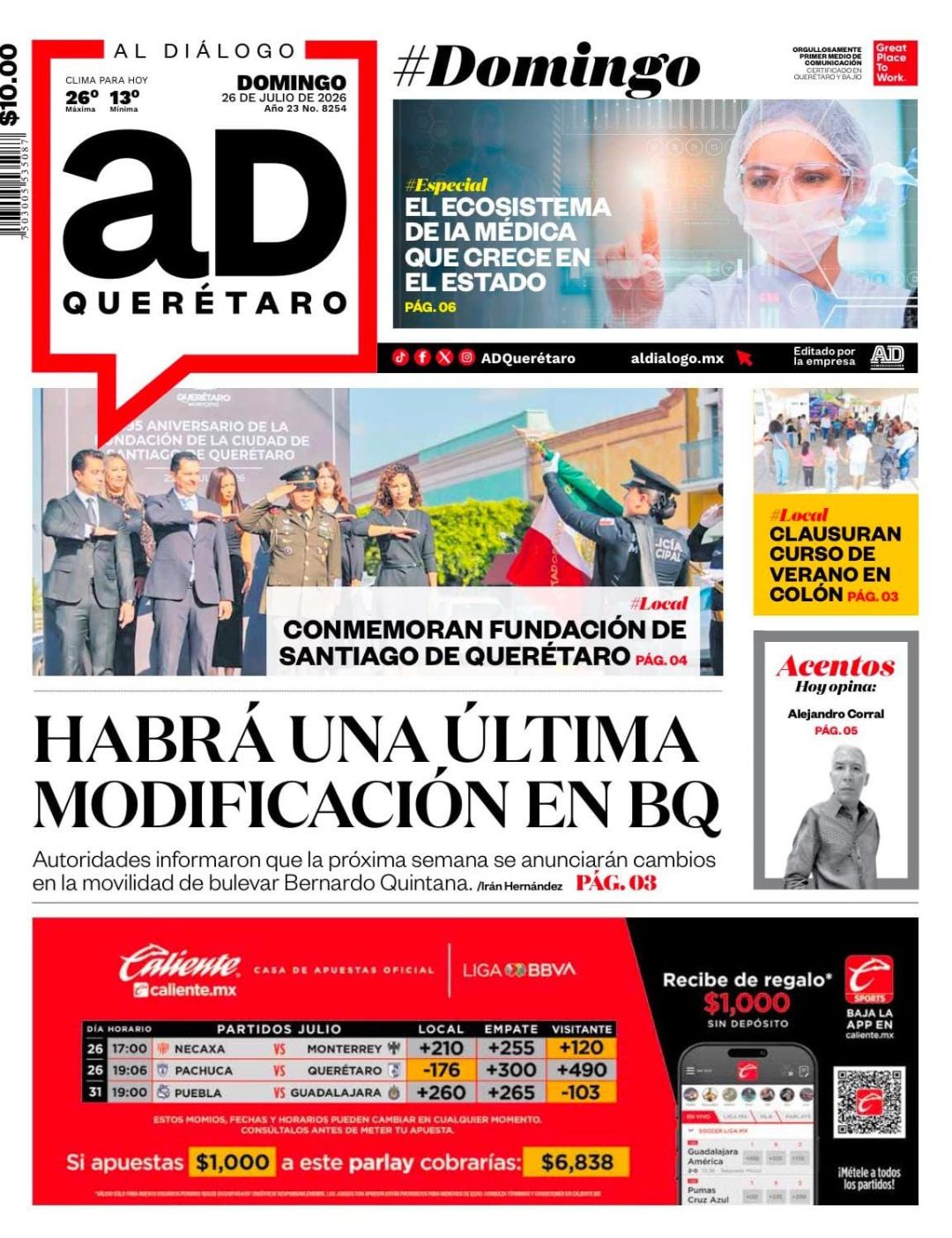 Habrá una última modificación en BQ
