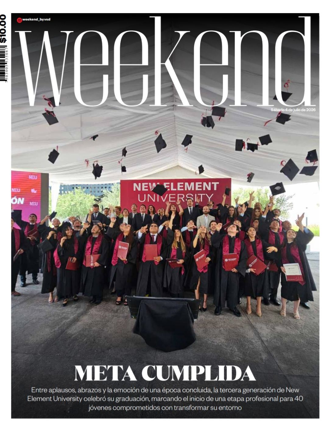 Tercera generación de New Element University se gradúa