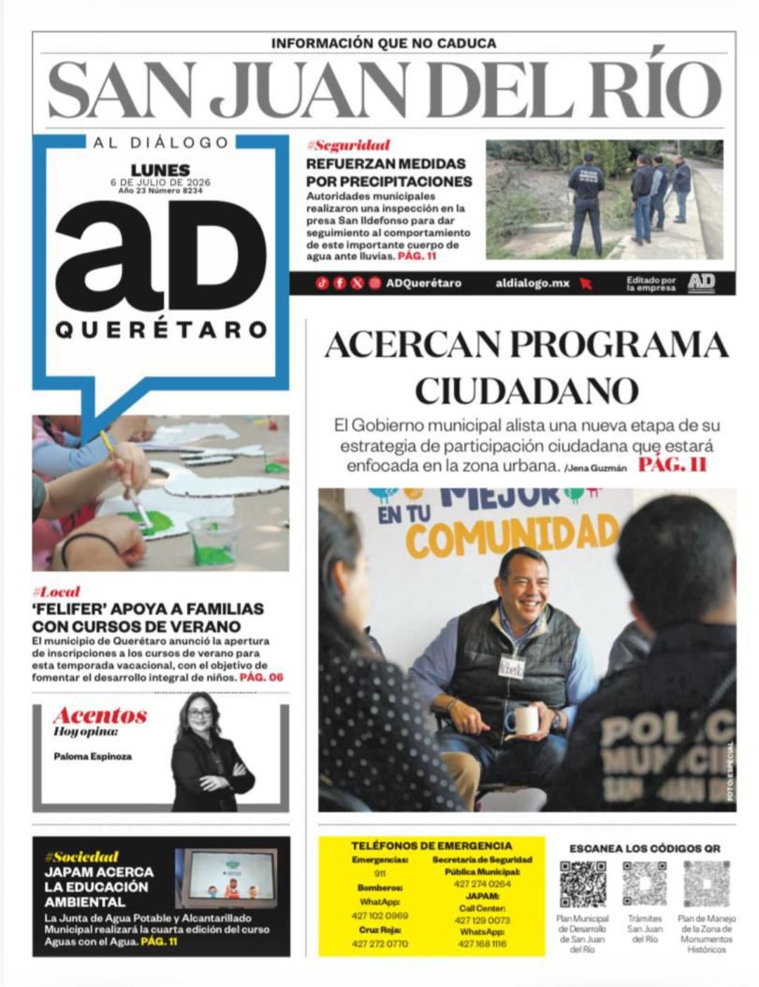 Acercan programa ciudadano