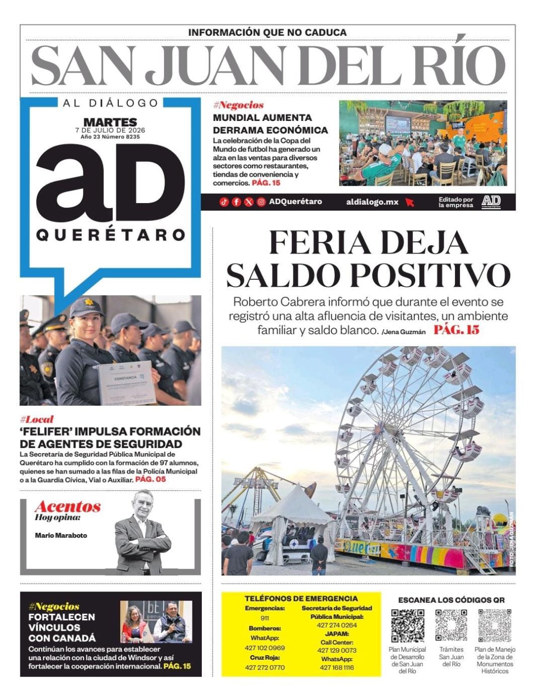 Feria deja saldo positivo