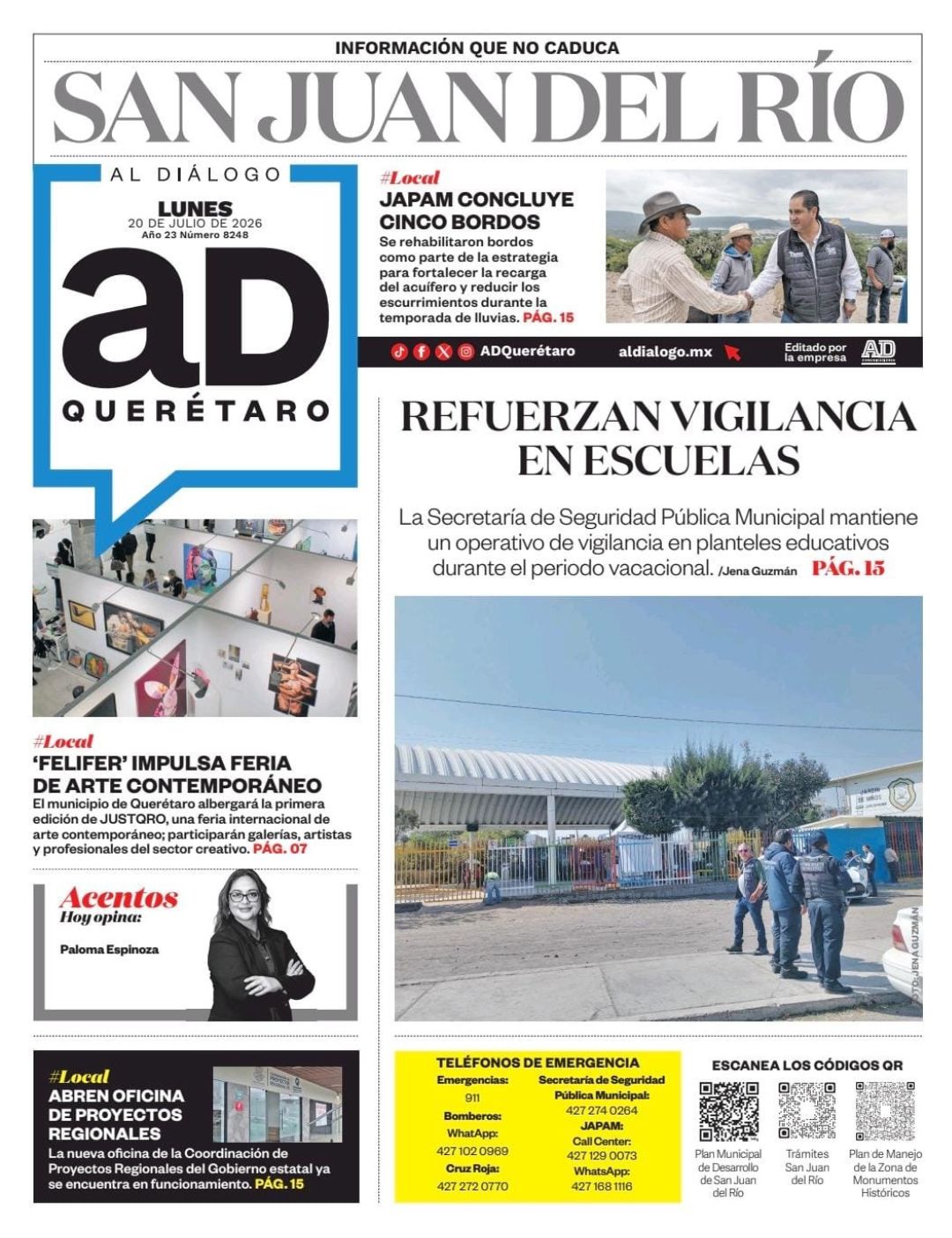 Refuerzan vigilancia en escuelas