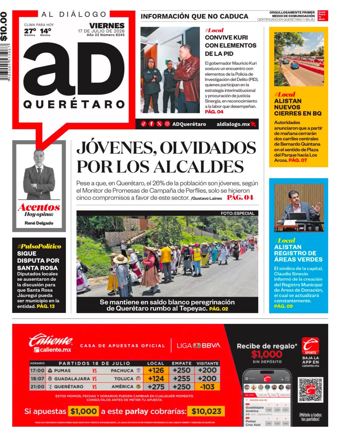 Jóvenes olvidados por los alcaldes